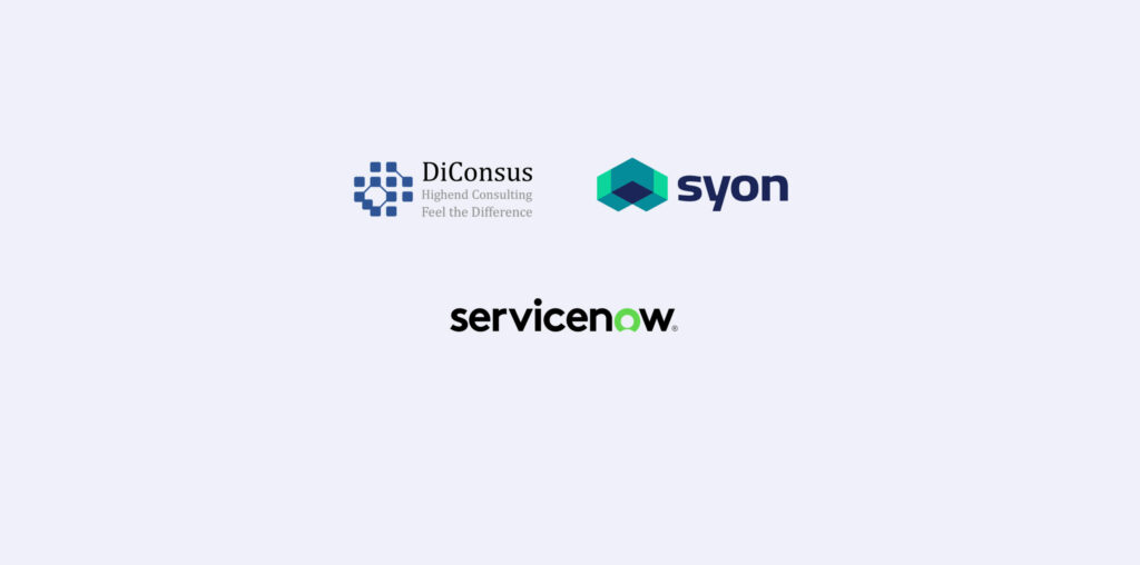 SYON baut mit DiConsus ServiceNow-Kompetenz auf
